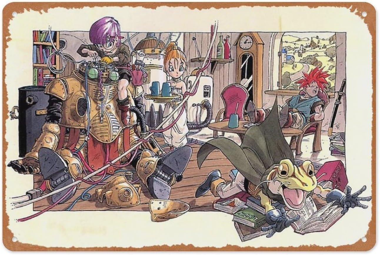 Gaming Console And - Targa in metallo per giochi retrò