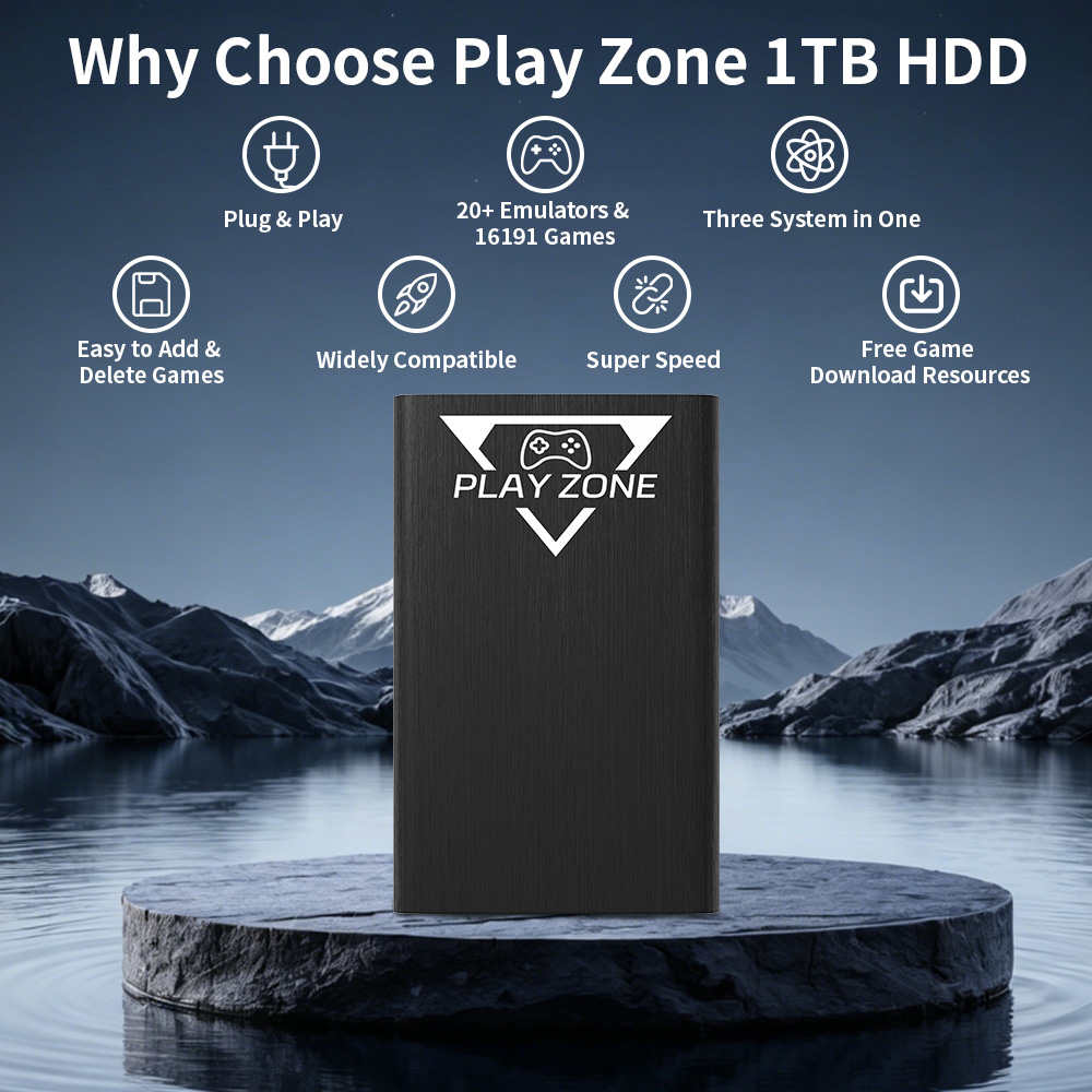 Play Zone 1TB HDD Portatile pe - Gaming Console Game Zone recensione e prezzo