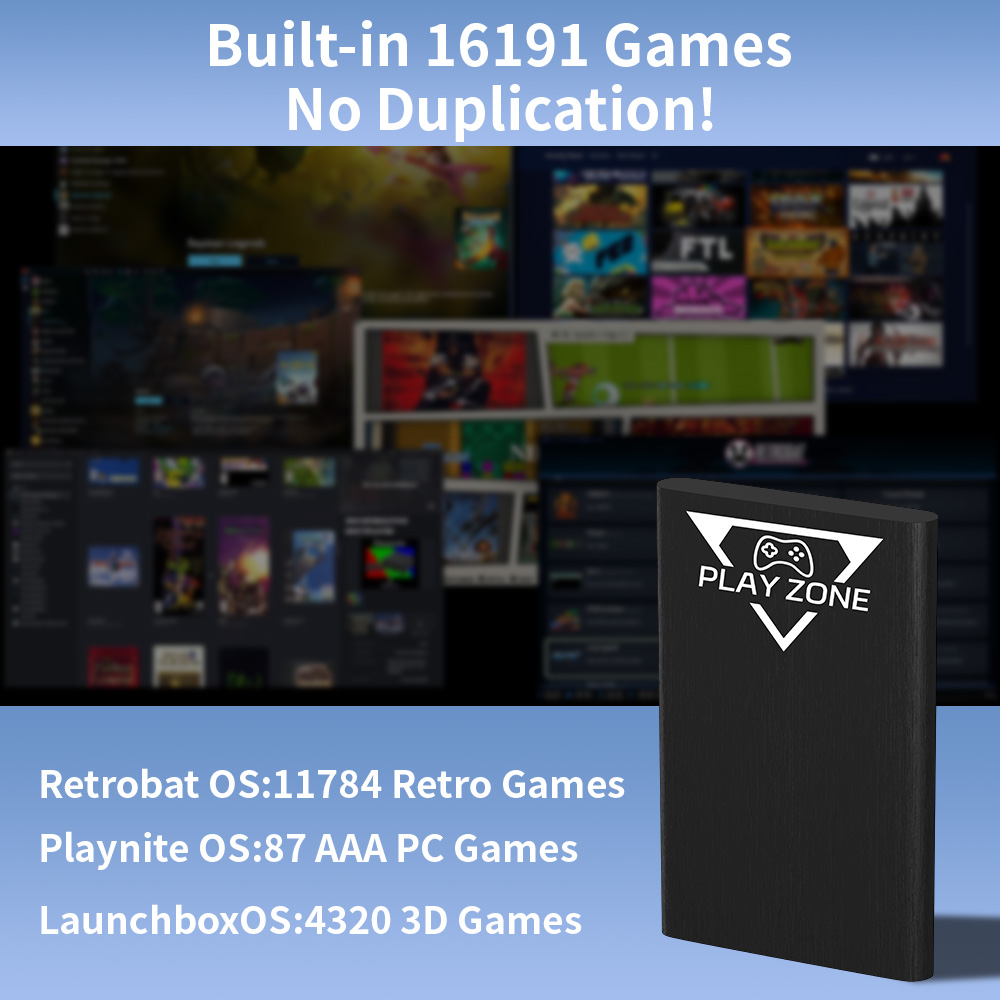 Play Zone 1TB HDD Portatile pe - Gaming Console Game Zone recensione e prezzo